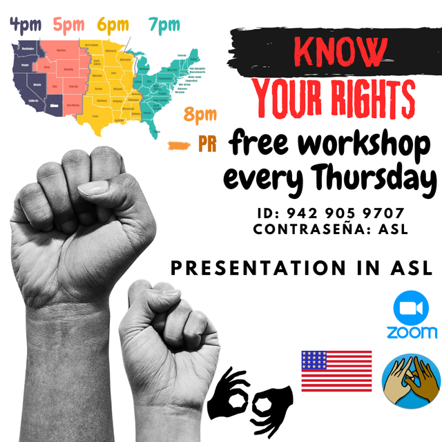 Immigration 101 workshop for Deaf immigrants